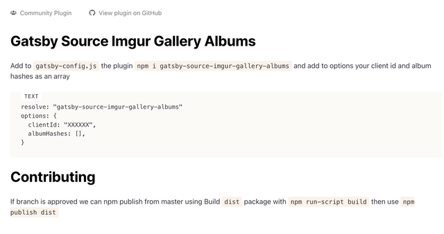 Gatsby Source Plugin For Imgur Albums