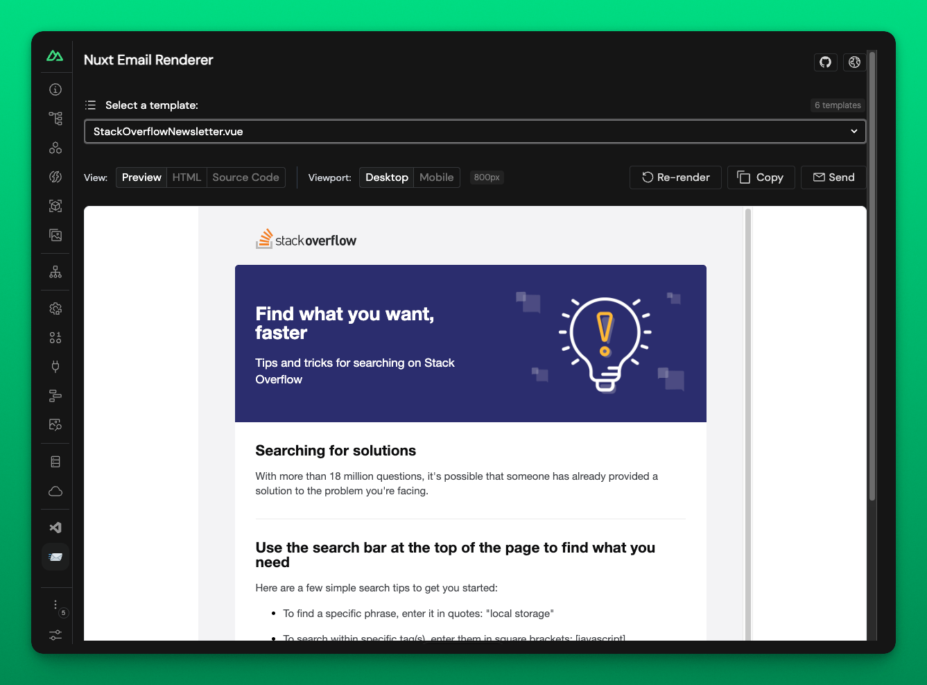 Nuxt Email Renderer