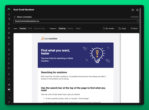 Nuxt Email Renderer