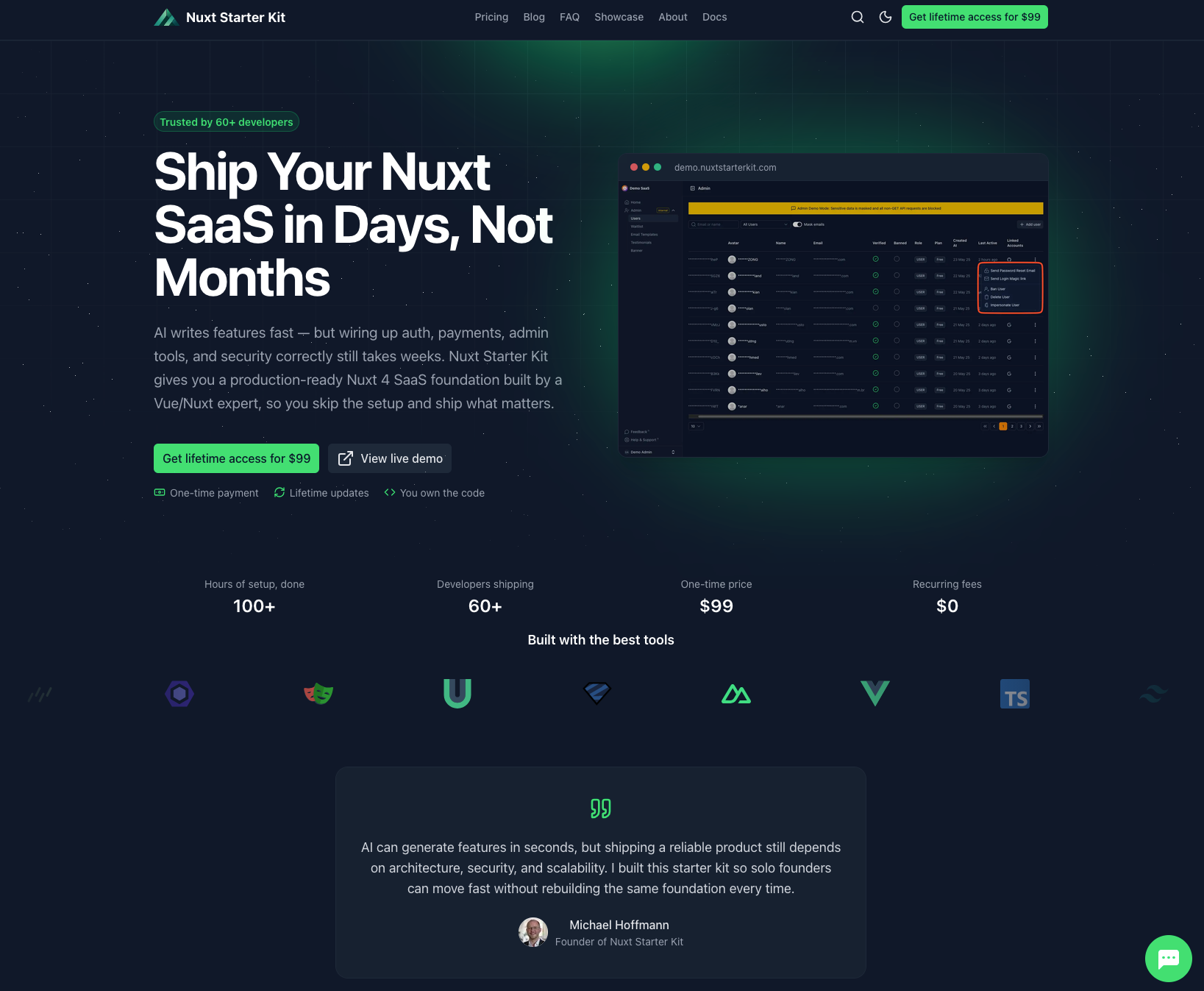 Nuxt Starter Kit Image