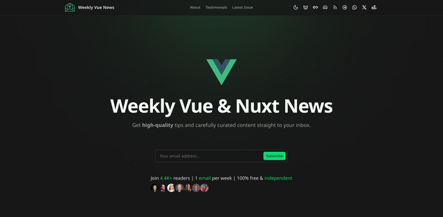 Weekly Vue News